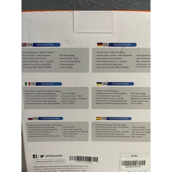 PcCooler g6 bk high performance cpu cooler *NEW* - Picture 2 of 11